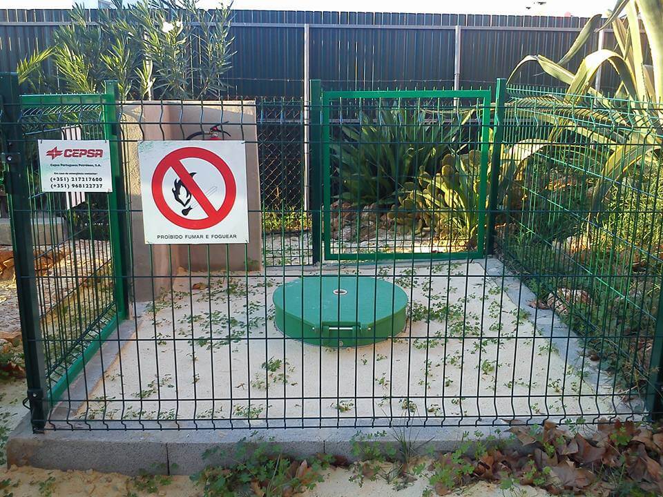 Sinalética de prevenção contra incêndios